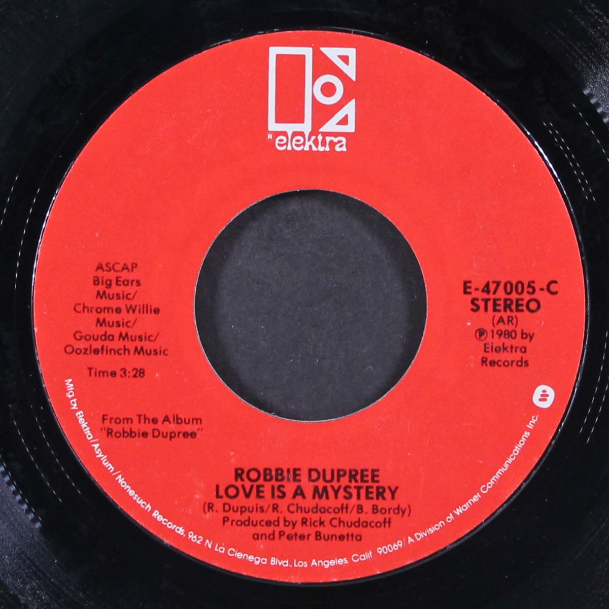 hot rod hearts / love is a mystery by ROBBIE DUPREE