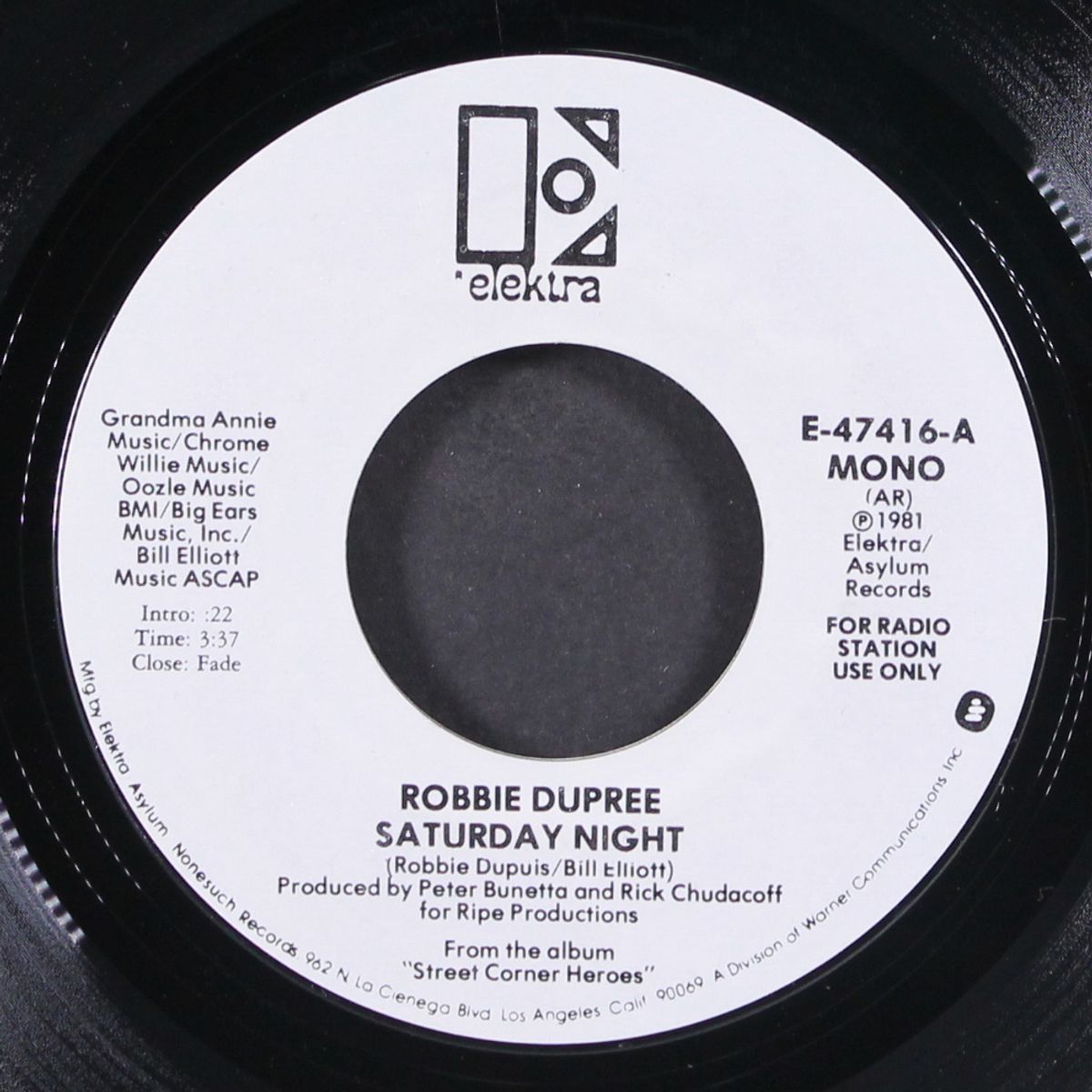 saturday night / mono by ROBBIE DUPREE