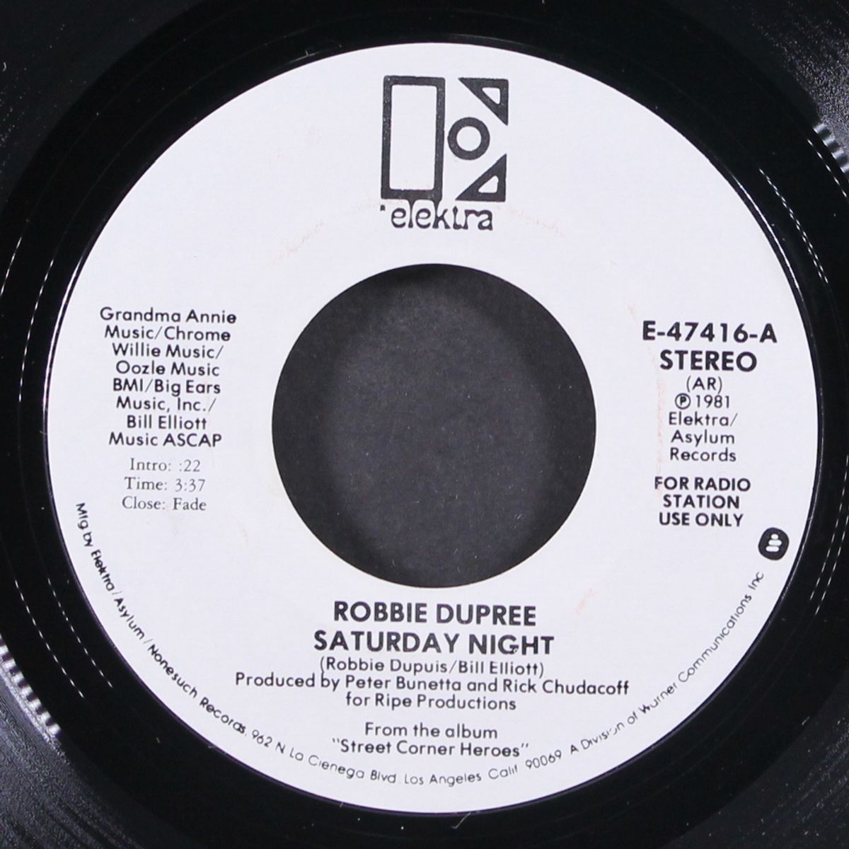 saturday night / mono by ROBBIE DUPREE