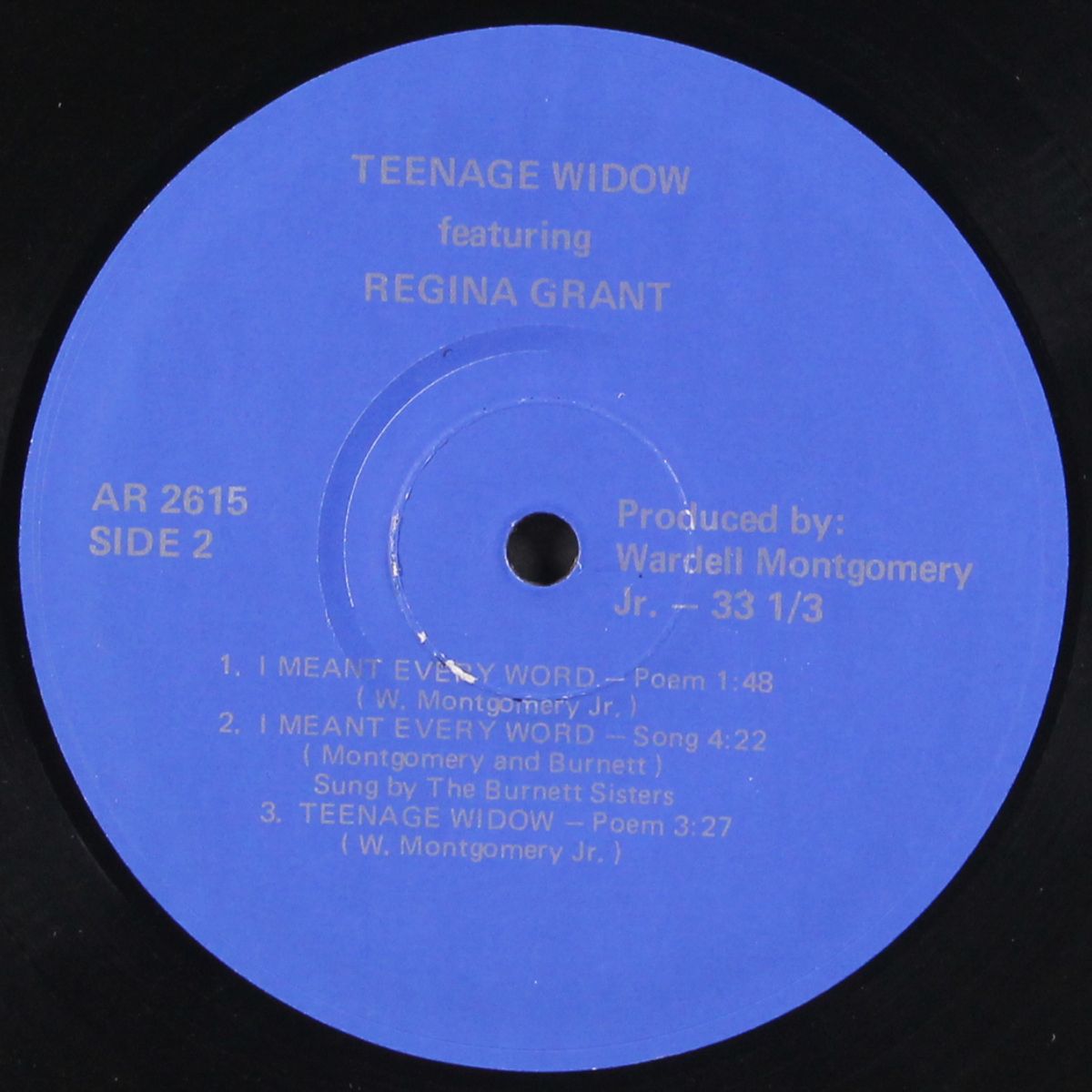 teenage widow feat. regina grant by WARDELL MONTGOMERY, JR.