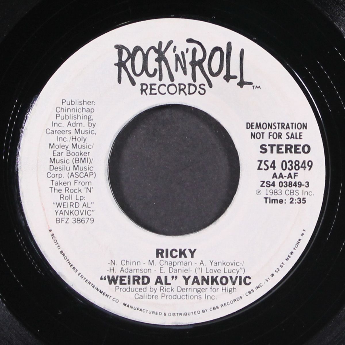 ricky / same by WEIRD AL YANKOVIC