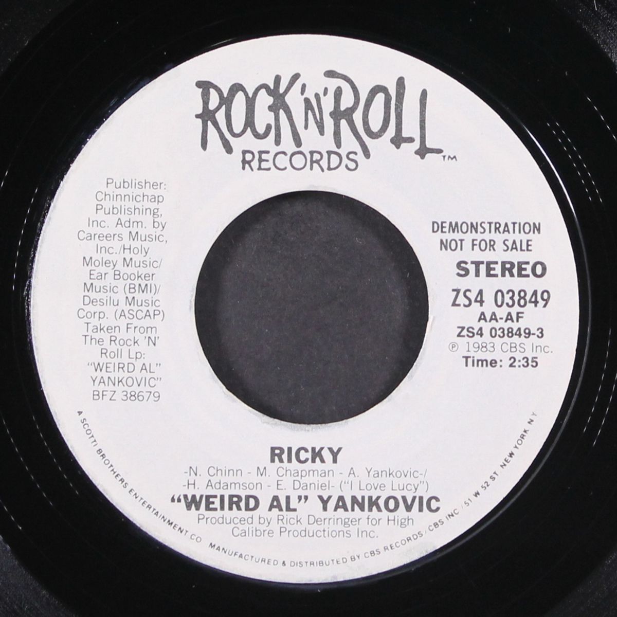 ricky / same by WEIRD AL YANKOVIC