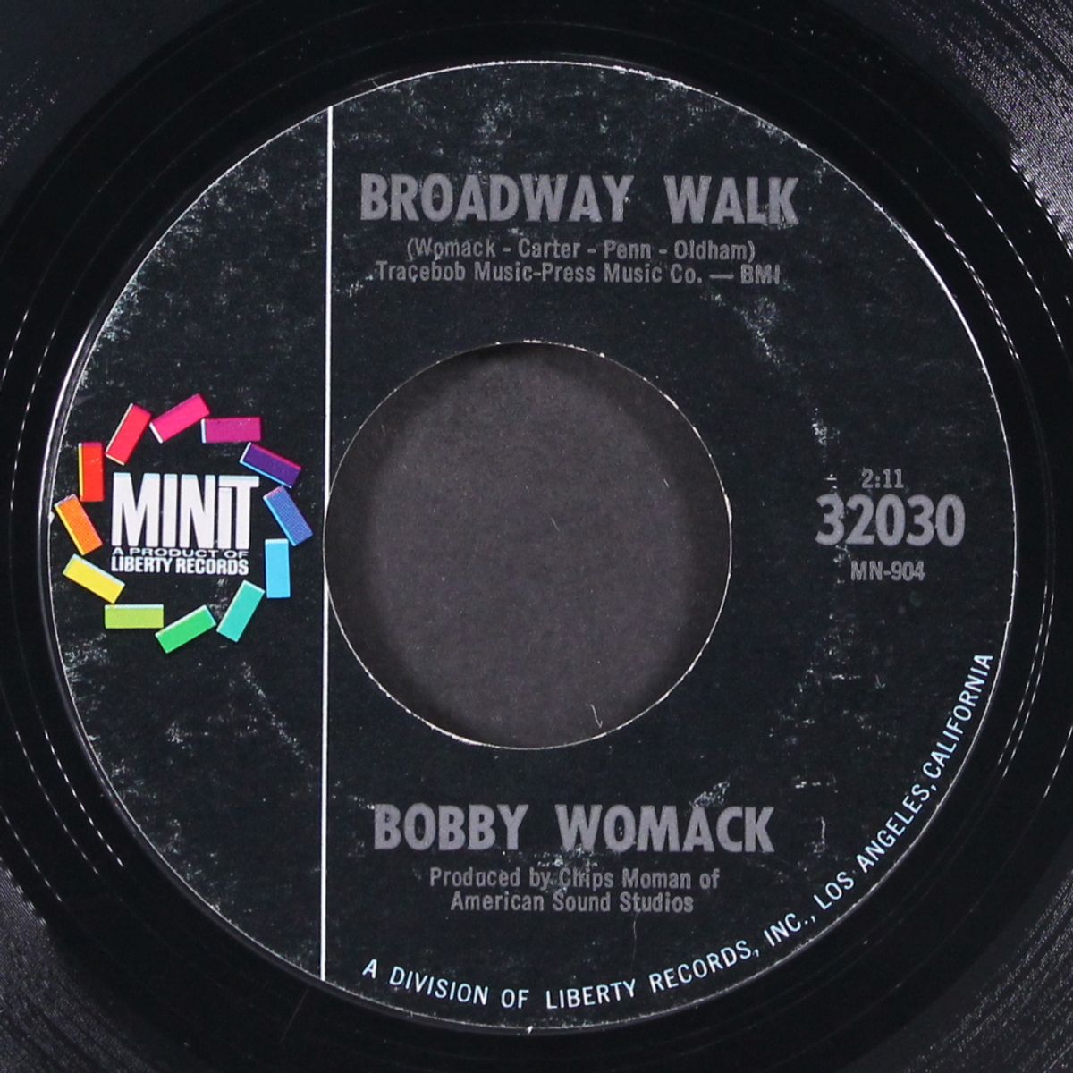 broadway walk / somebody special by BOBBY WOMACK
