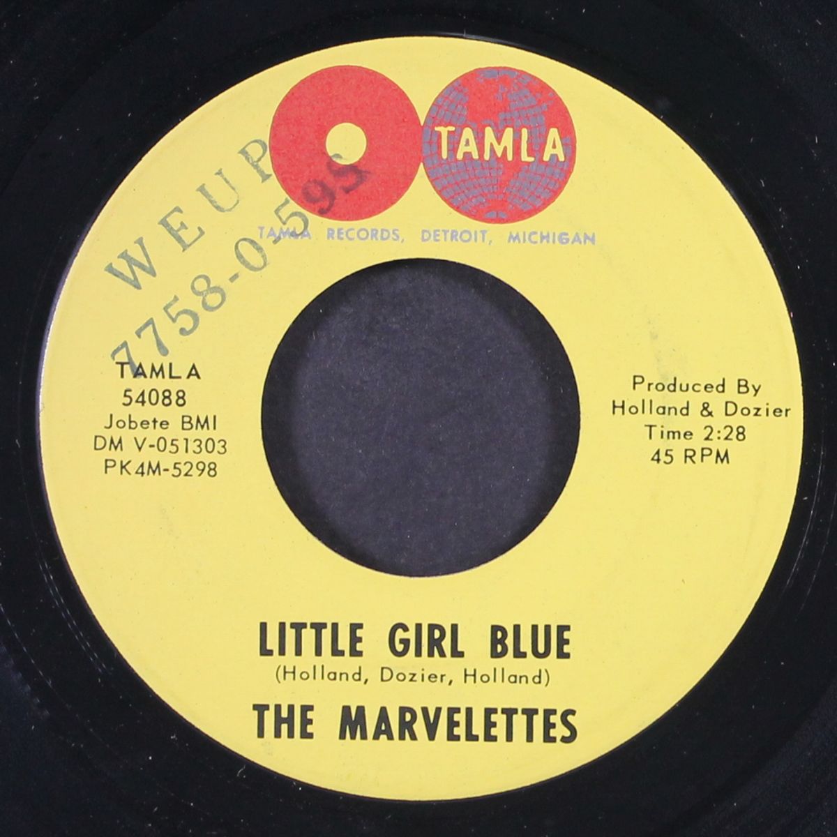 as long as i know he's mine / little girl blue by MARVELETTES