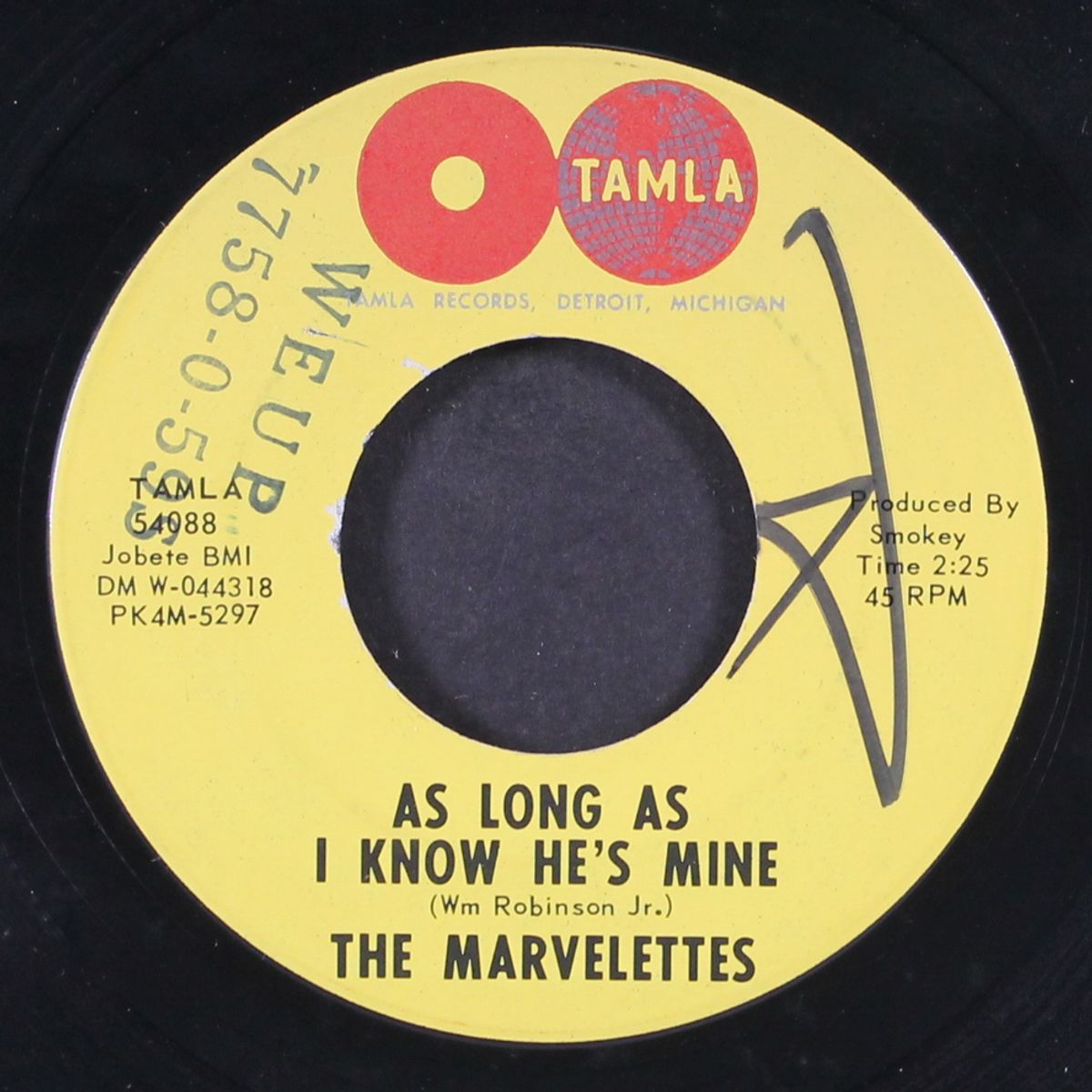 as long as i know he's mine / little girl blue by MARVELETTES