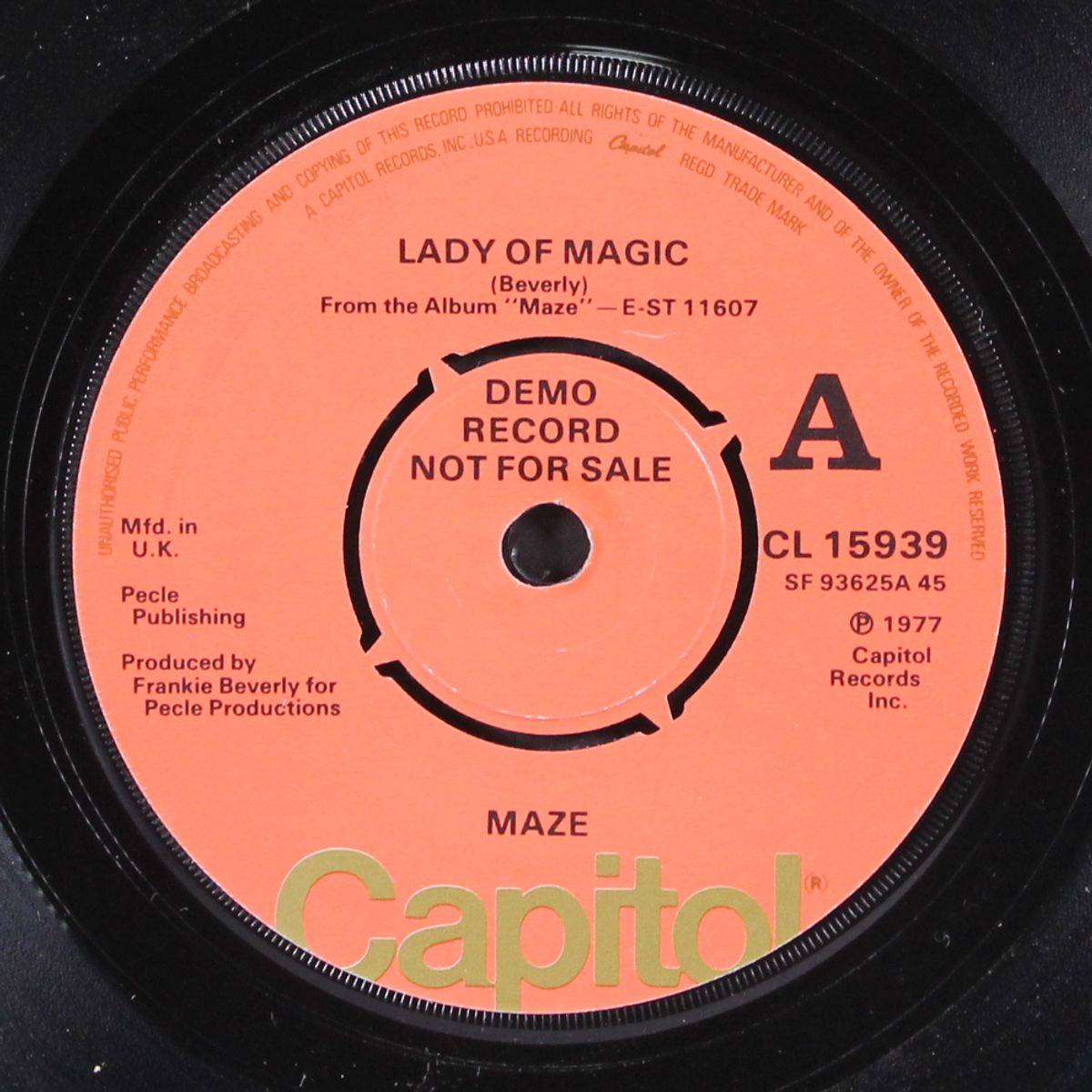 lady of magic / time is on my side by MAZE