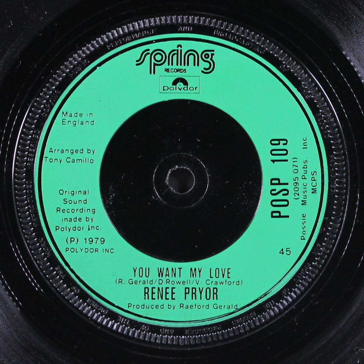 broadway / you want my love by RENEE PRYOR