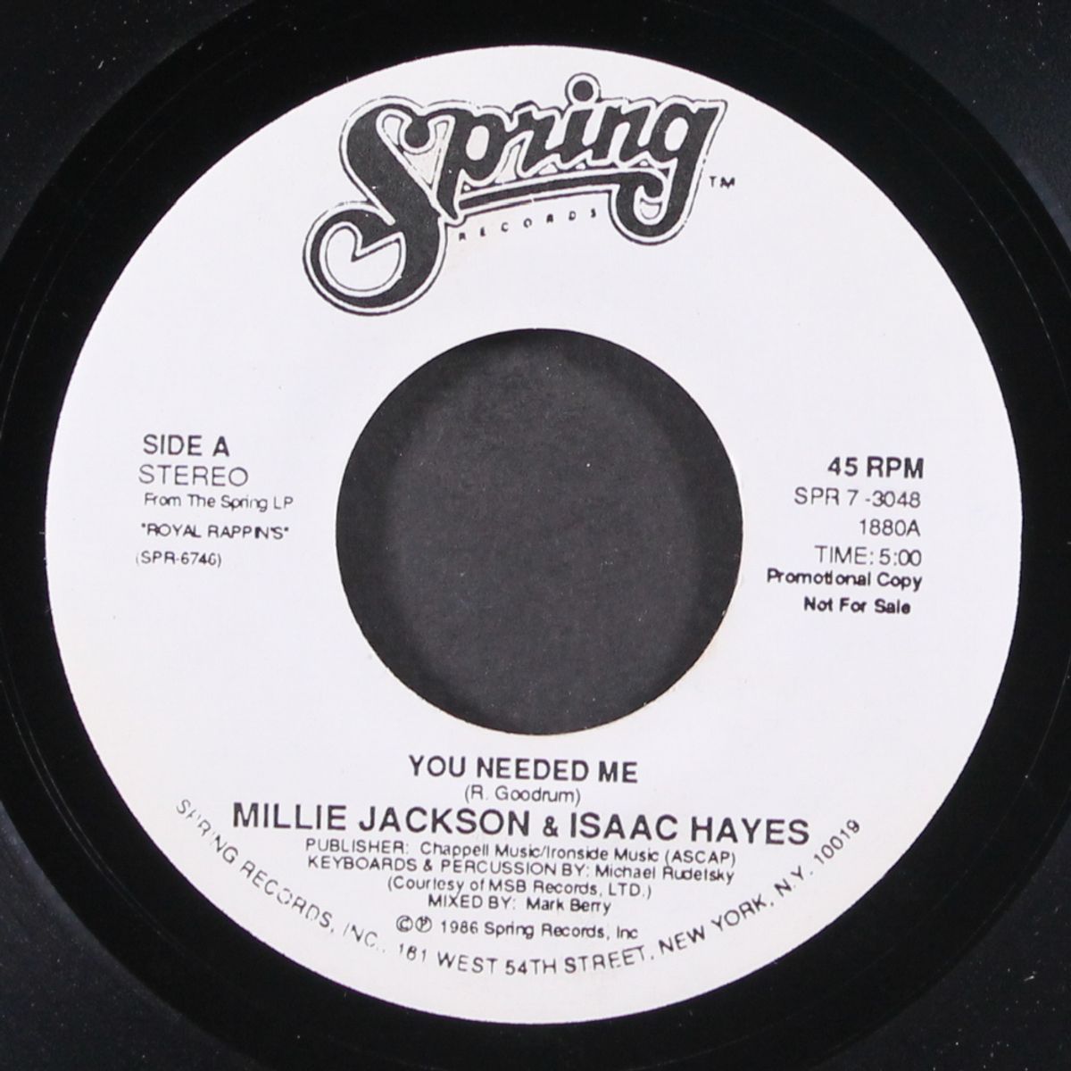 you needed me / you never cross my mind by MILLIE JACKSON & ISAAC HAYES