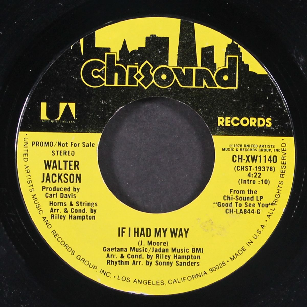 if i had my way / mono by WALTER JACKSON