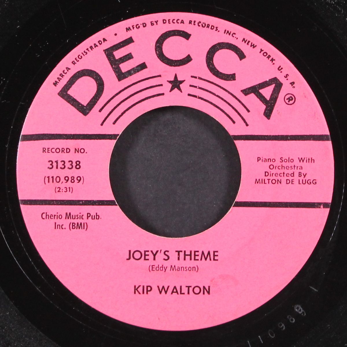 hawaiian village / joey's theme by KIP WALTON