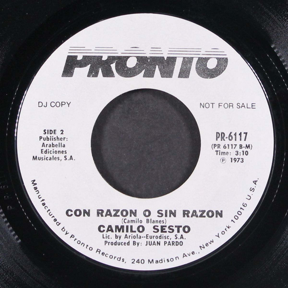 todo por nada / con razon o sin razon by CAMILO SESTO