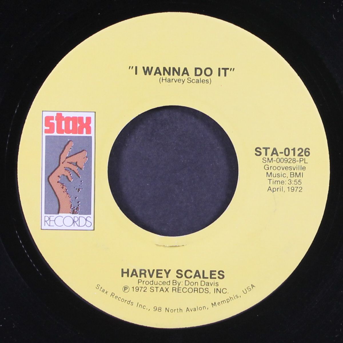 i wanna do it / what's good for you by HARVEY SCALES