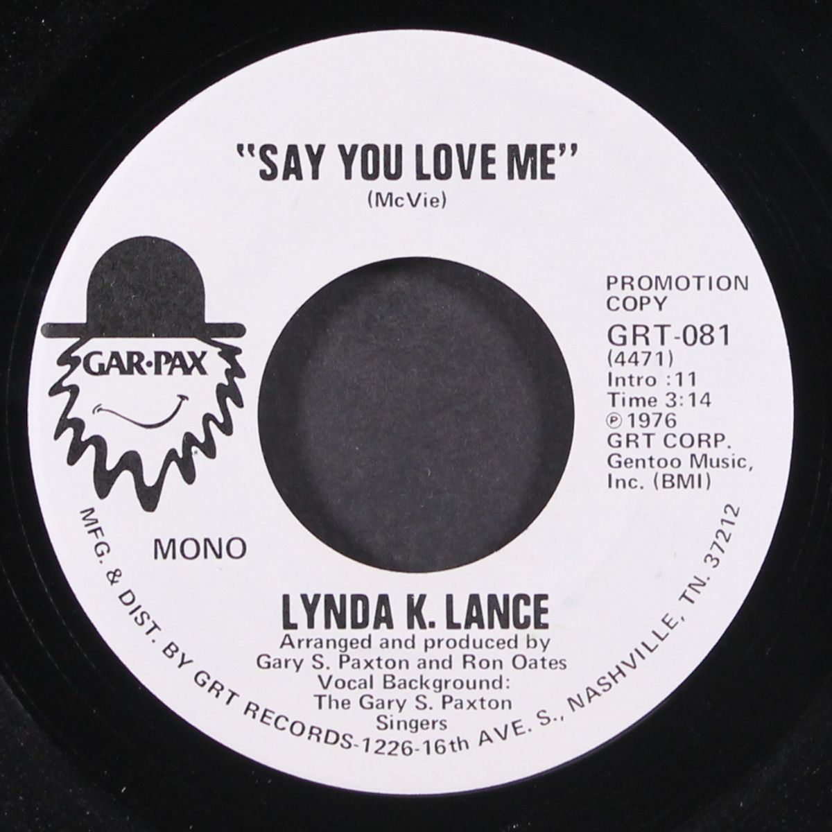 say you love me/mono by LYNDA K. LANCE