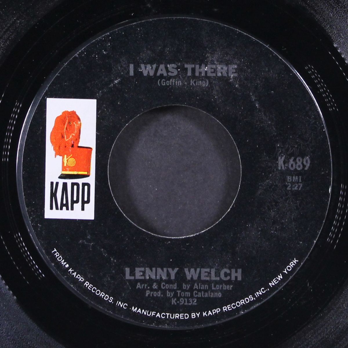 i was there / two different worlds by LENNY WELCH
