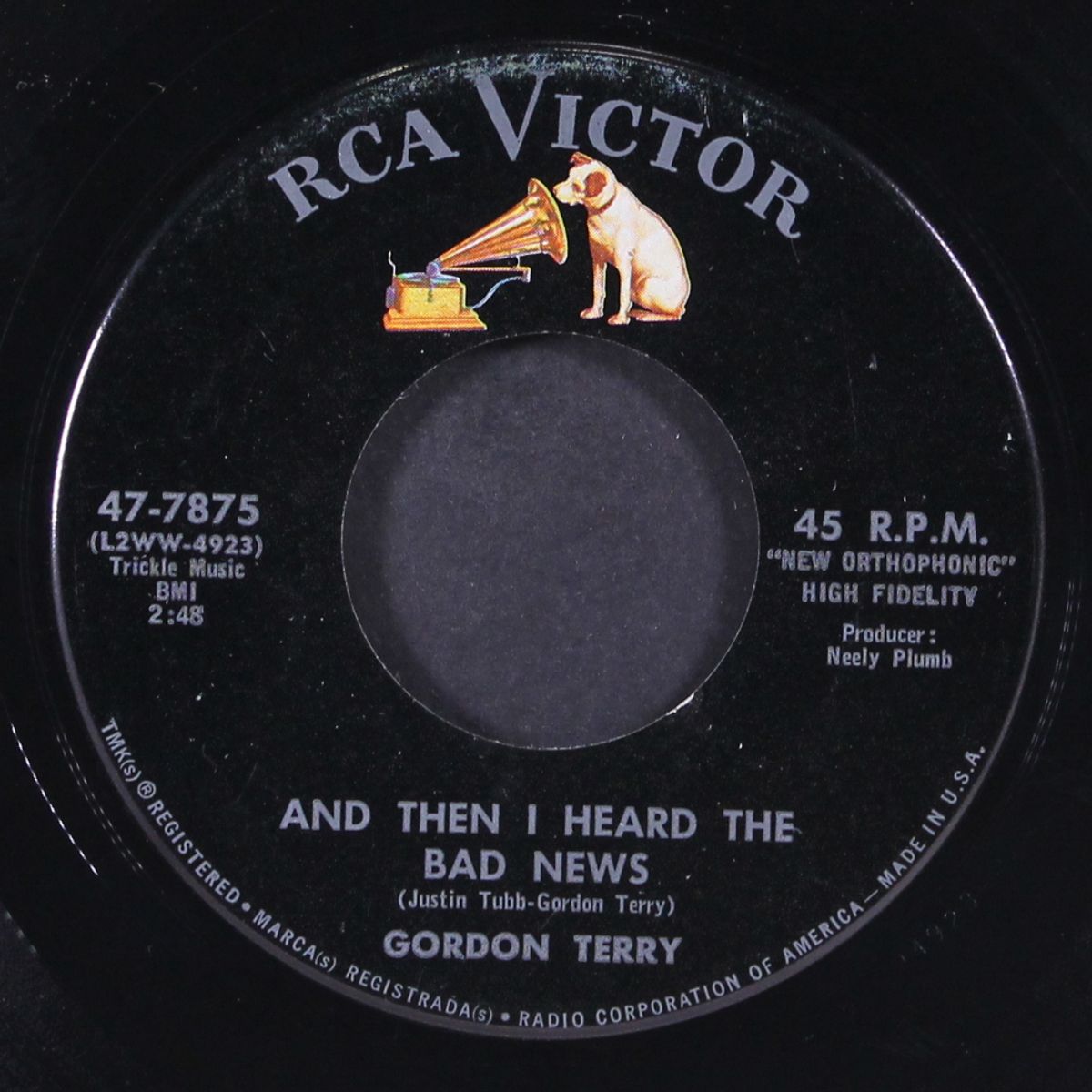 and then i heard the bad news by GORDON TERRY