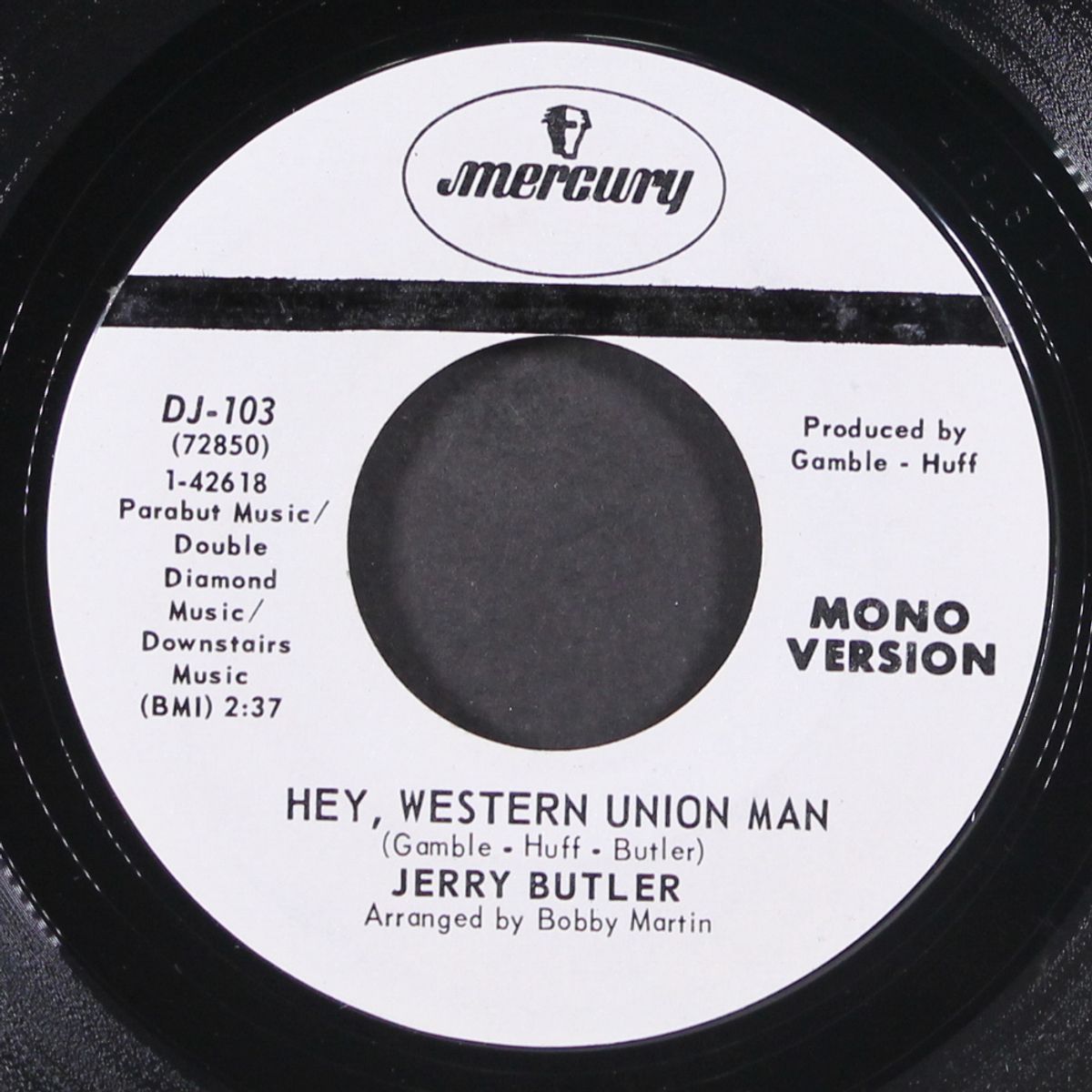 hey, western union man / mono by JERRY BUTLER