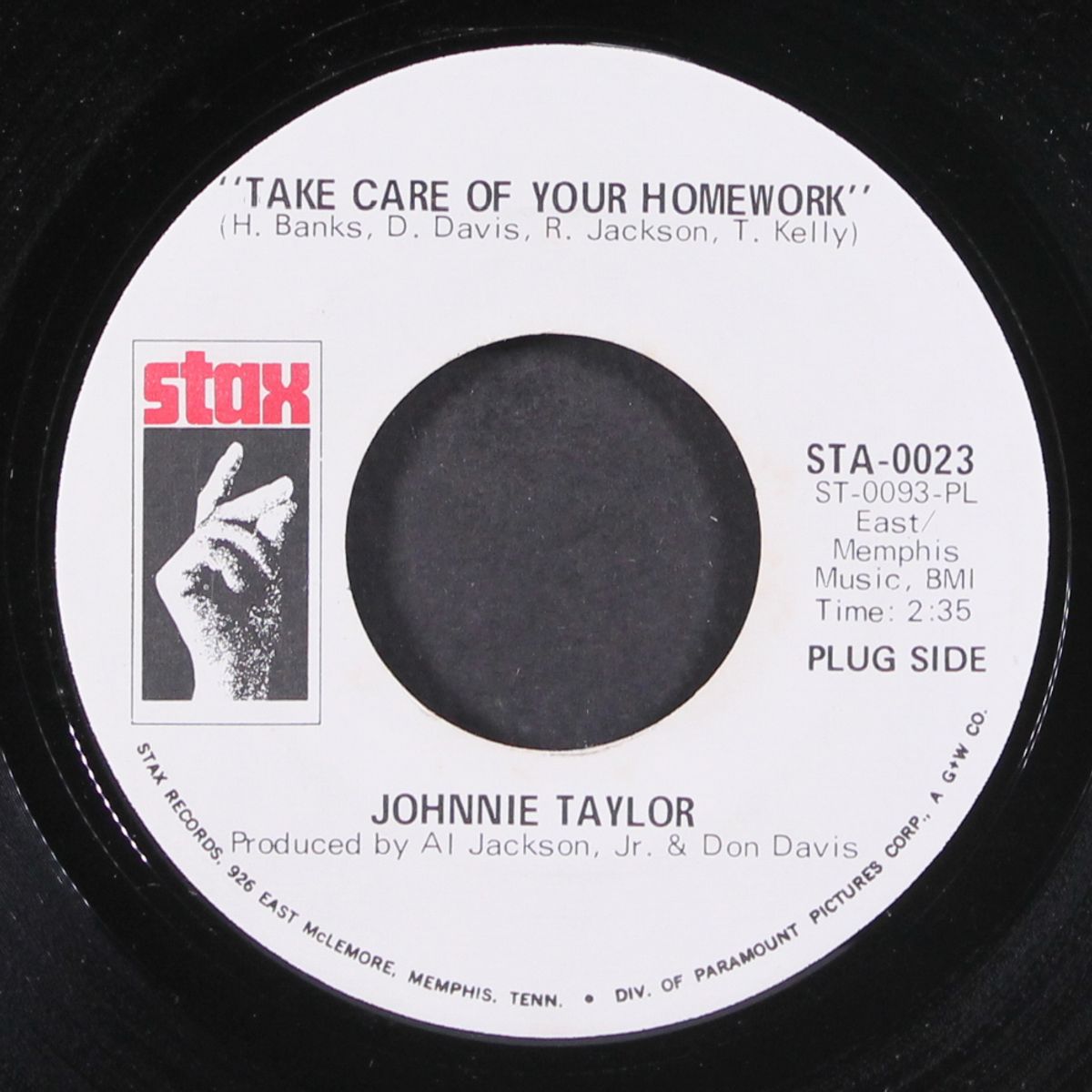 take care of your homework / same by JOHNNIE TAYLOR