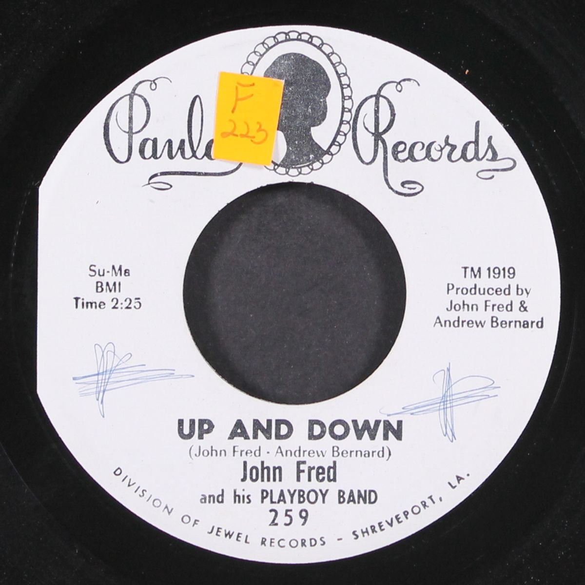 up and down / wind up doll by JOHN FRED & PLAYBOY BAND
