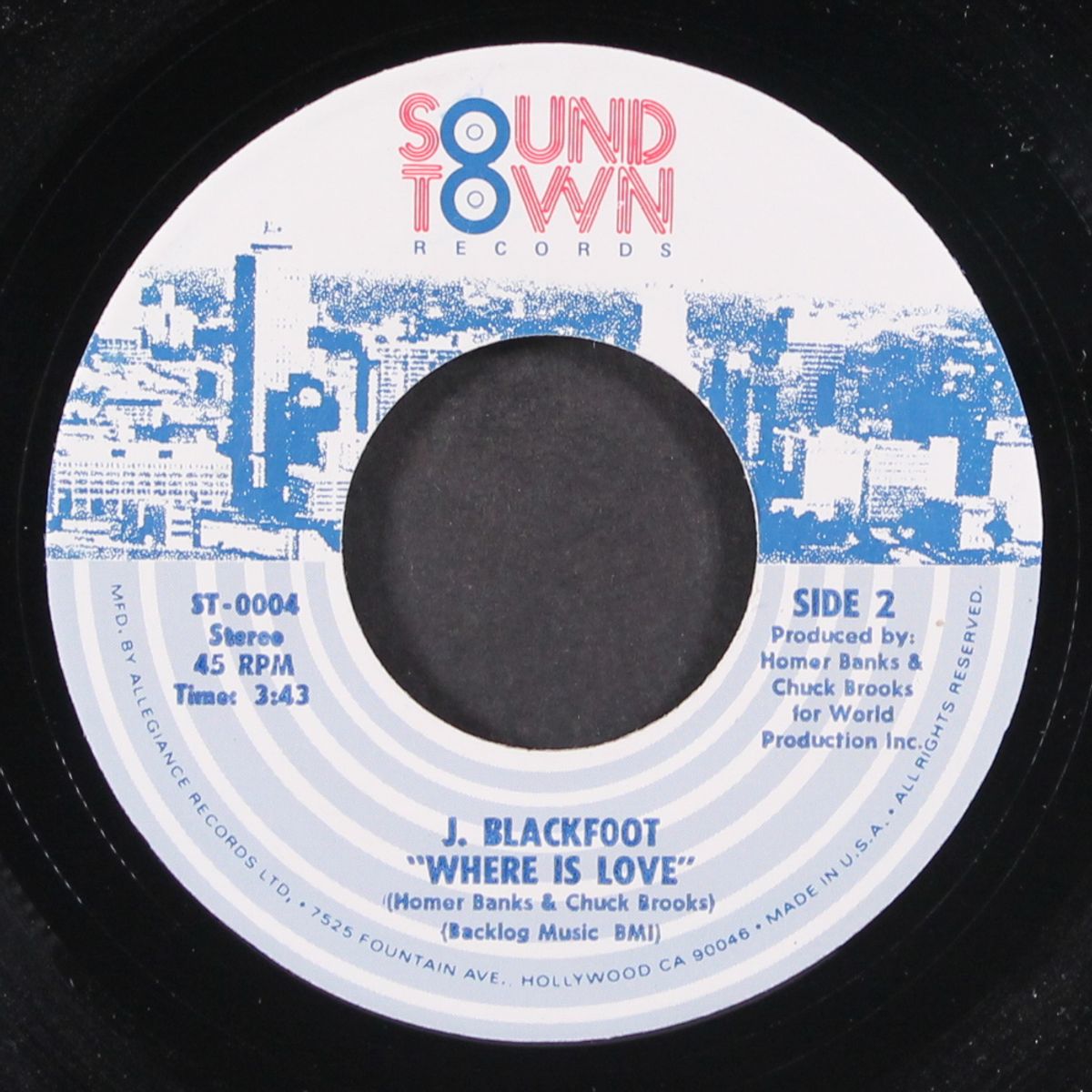 taxi / where is love by J. BLACKFOOT