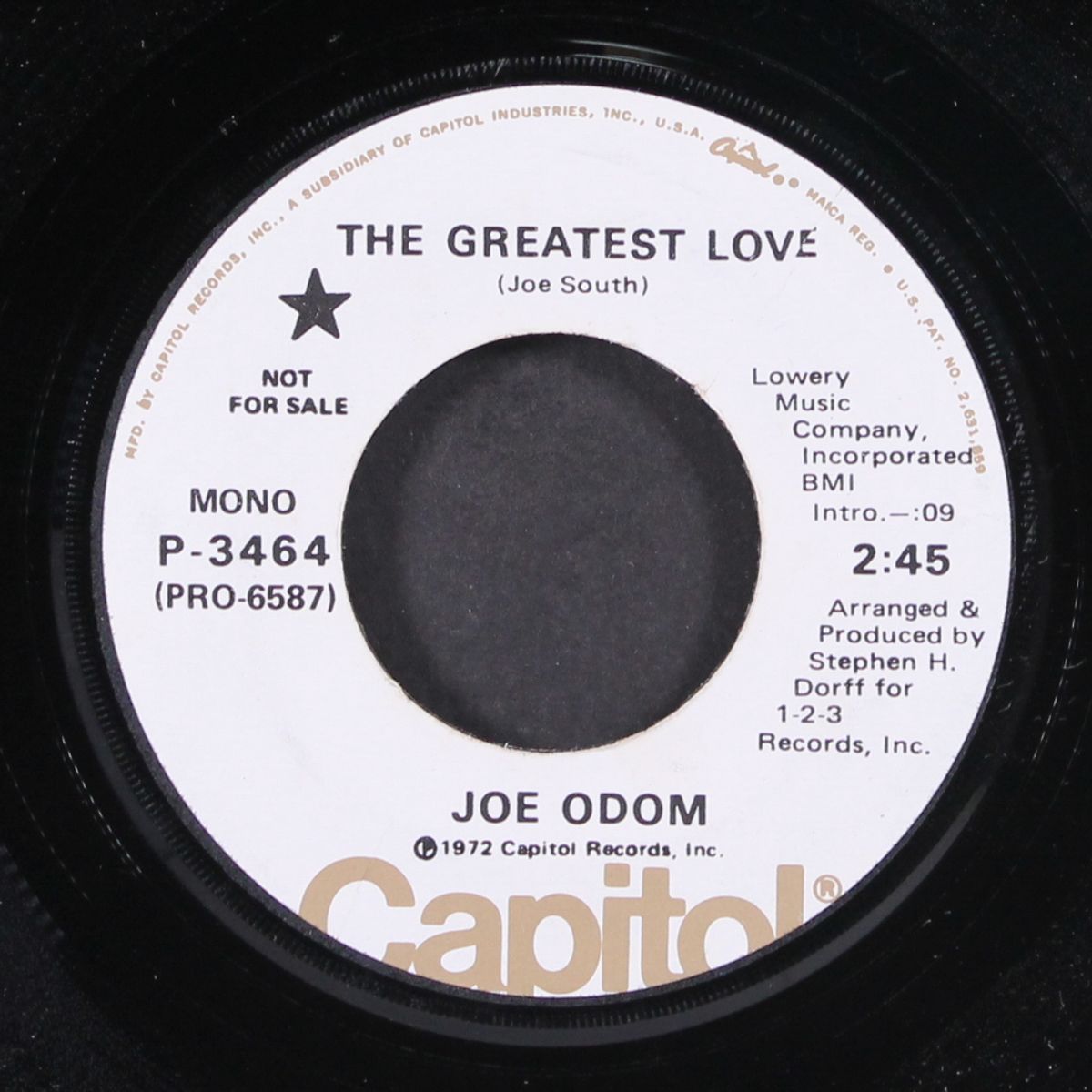 the greatest love / mono by JOE ODOM
