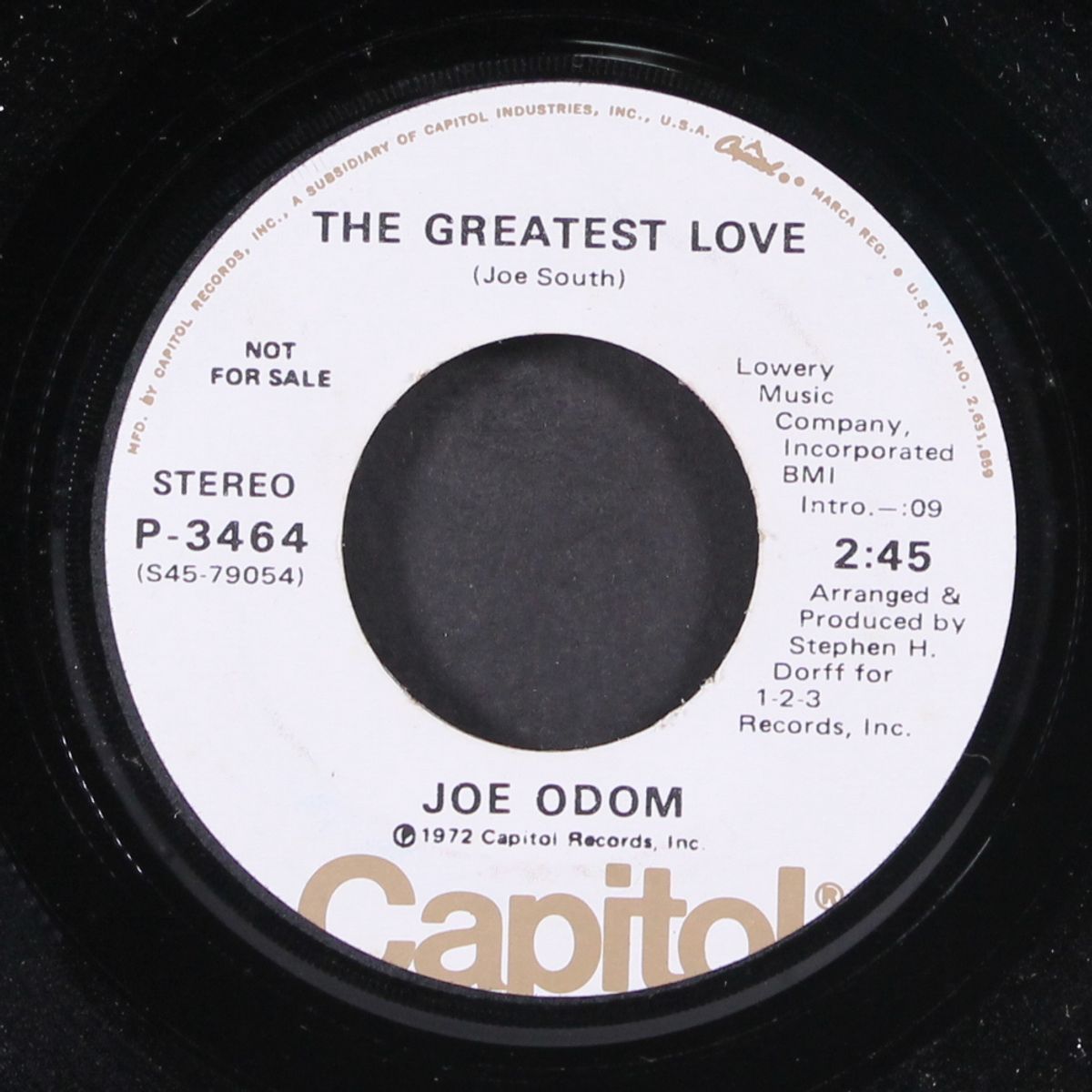 the greatest love / mono by JOE ODOM