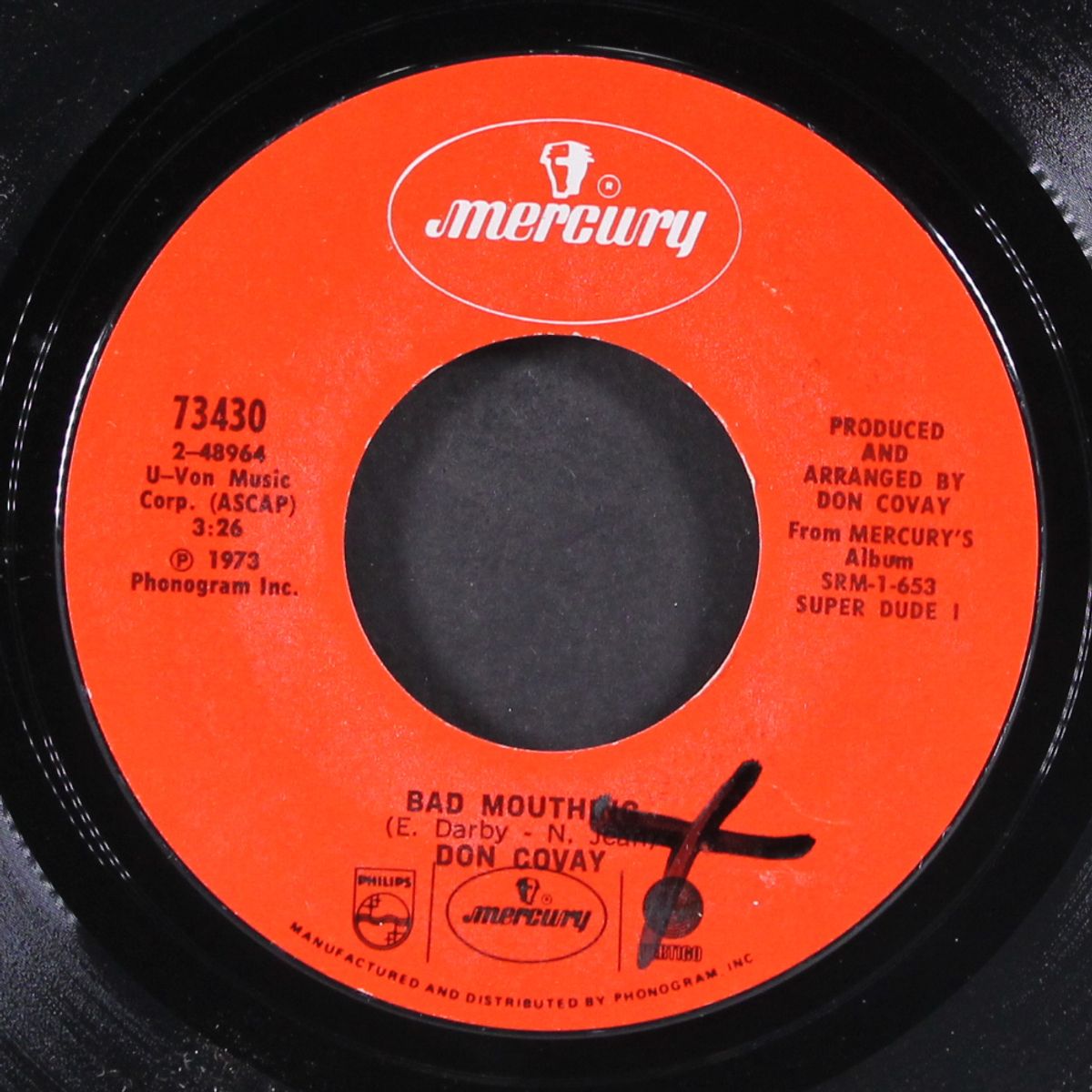 bad mouthing / somebody's been enjoying my home by DON COVAY