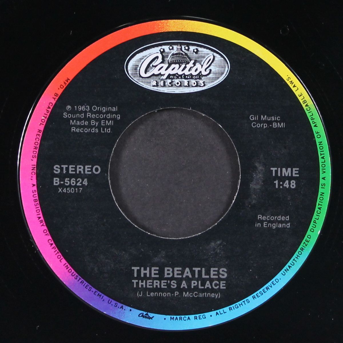 twist and shout / there's a place by BEATLES