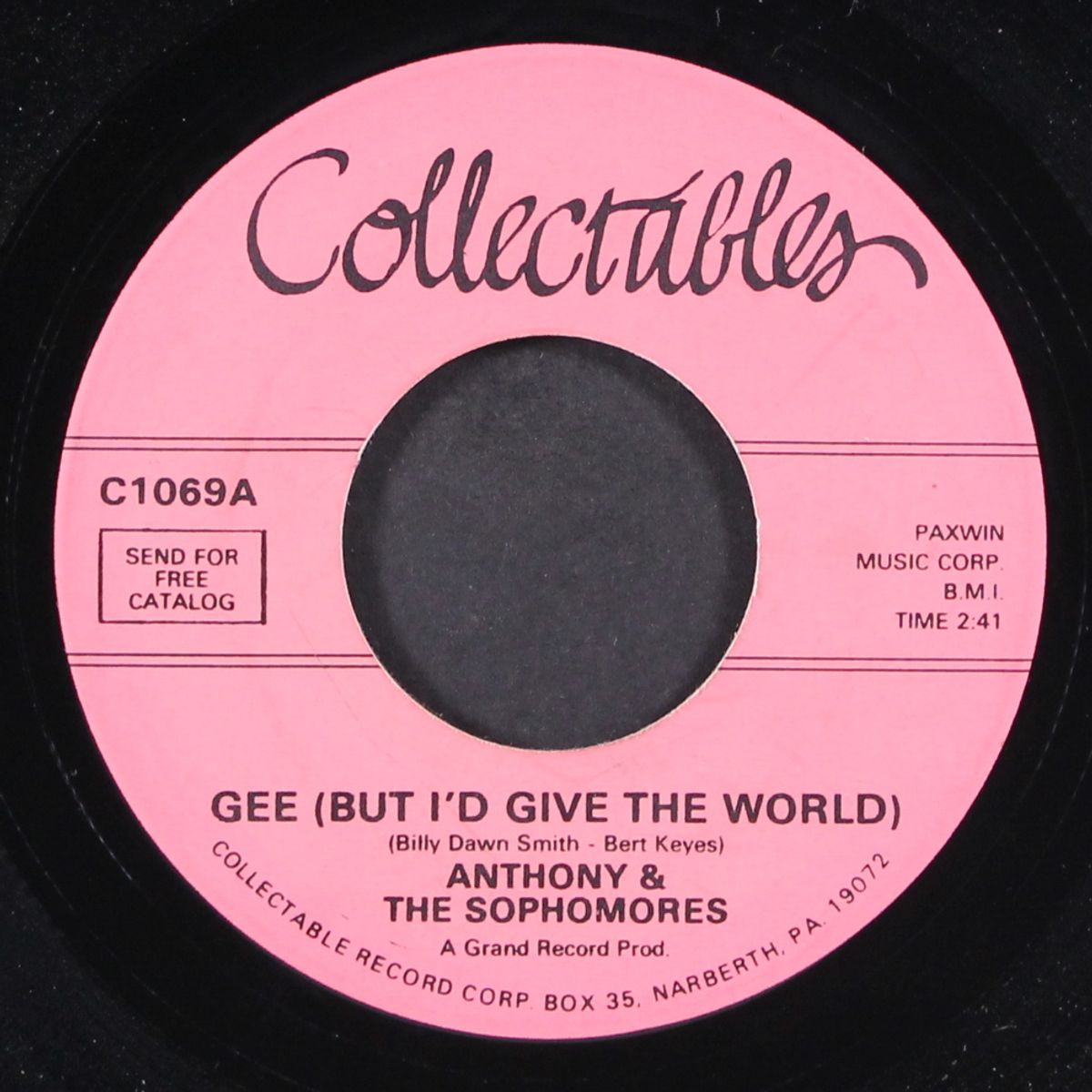 gee (but i'd give the world / it depends on you) by ANTHONY & SOPHOMORES