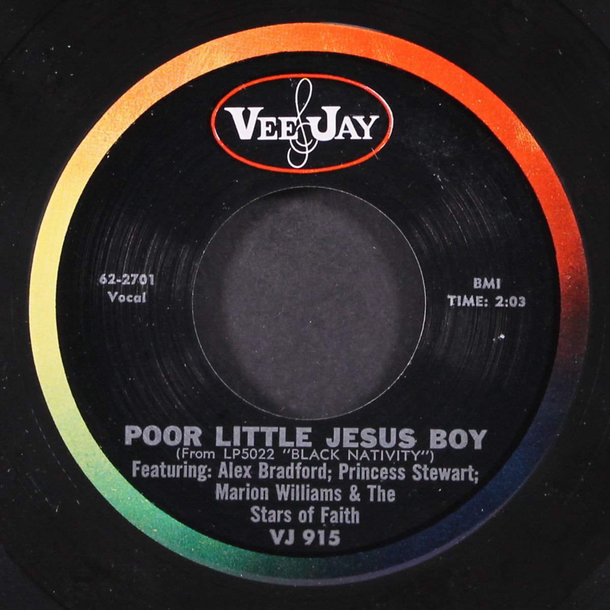 go where i send thee / poor little jesus boy by ALEX BRADFORD, PRINCESS STEWART, MARION WILLI