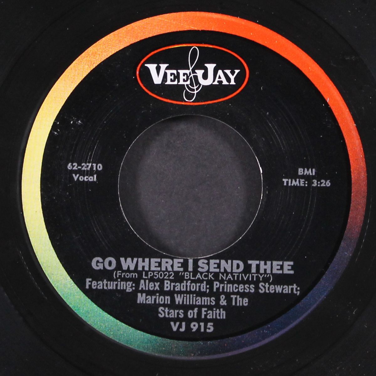 go where i send thee / poor little jesus boy by ALEX BRADFORD, PRINCESS STEWART, MARION WILLI