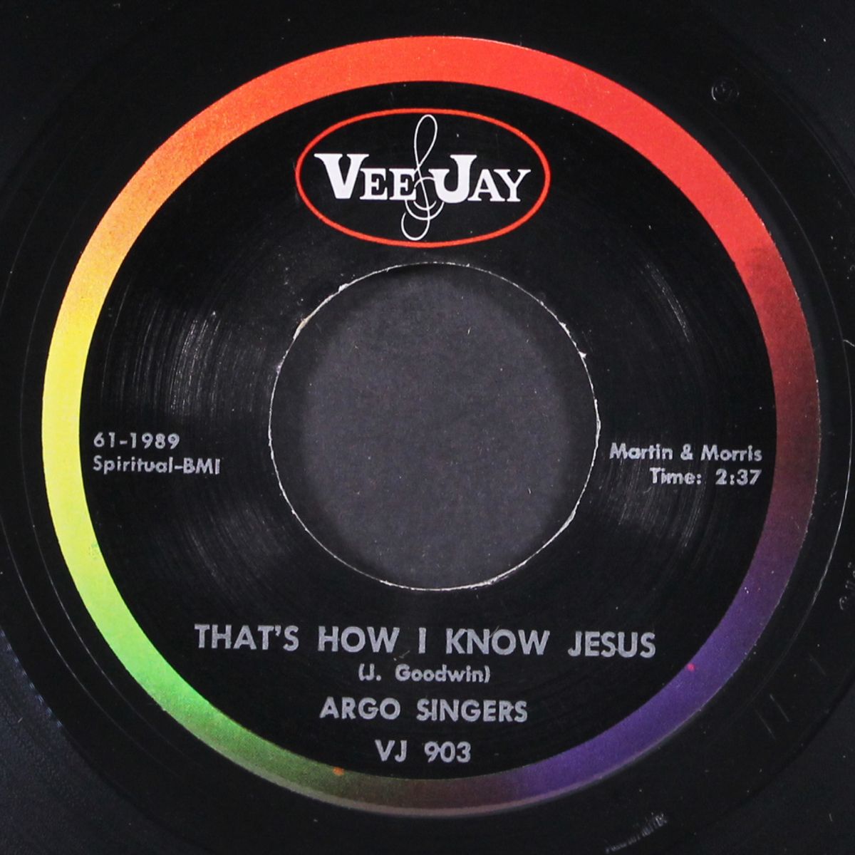 i've been saved / that's how i know jesus by ARGO SINGERS