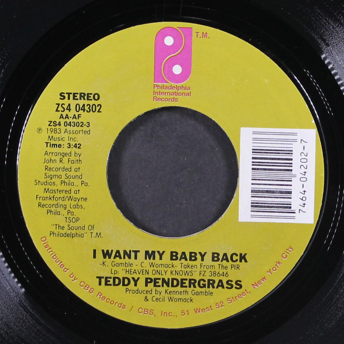i want my baby back / life is for the living by TEDDY PENDERGRASS