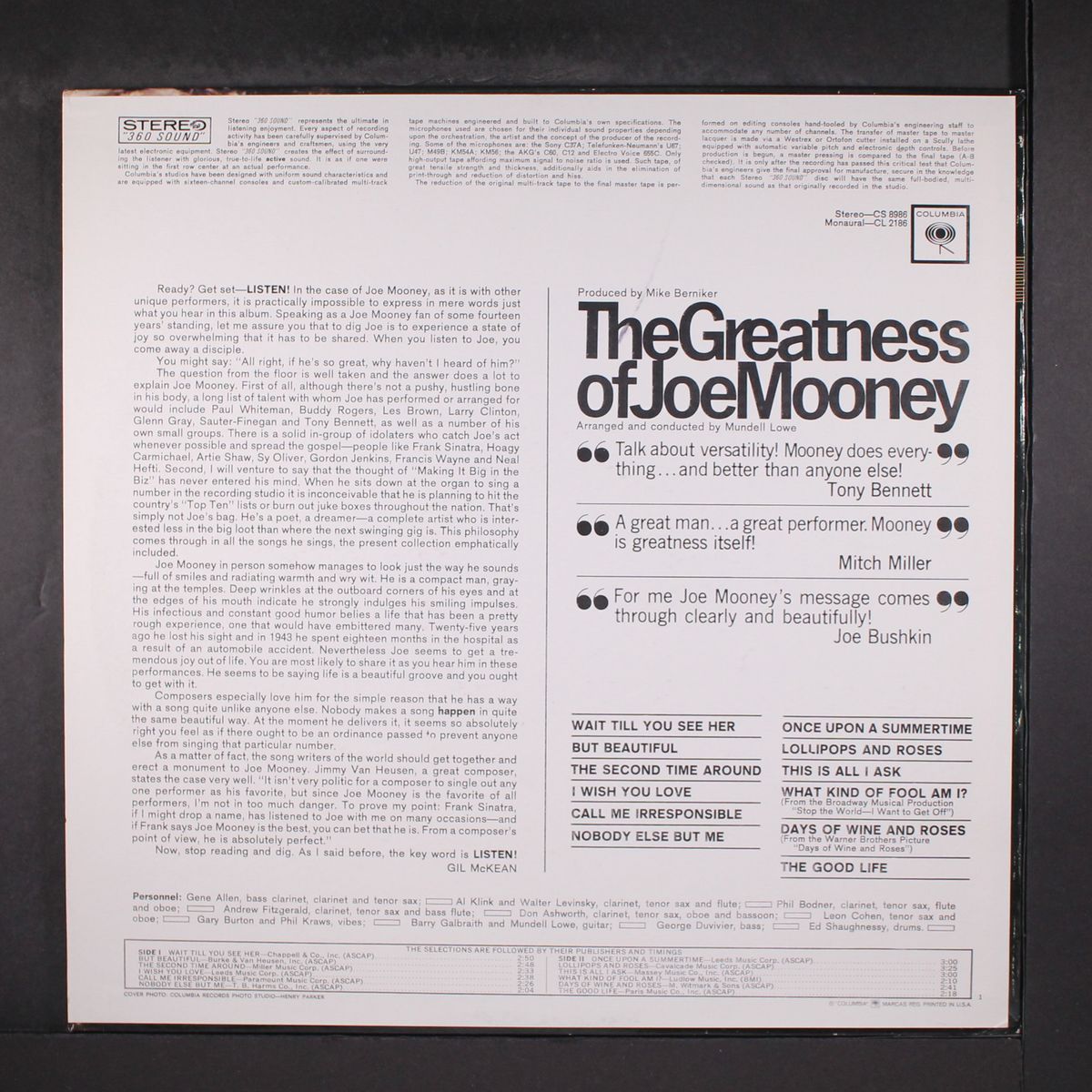 the greatness of by JOE MOONEY