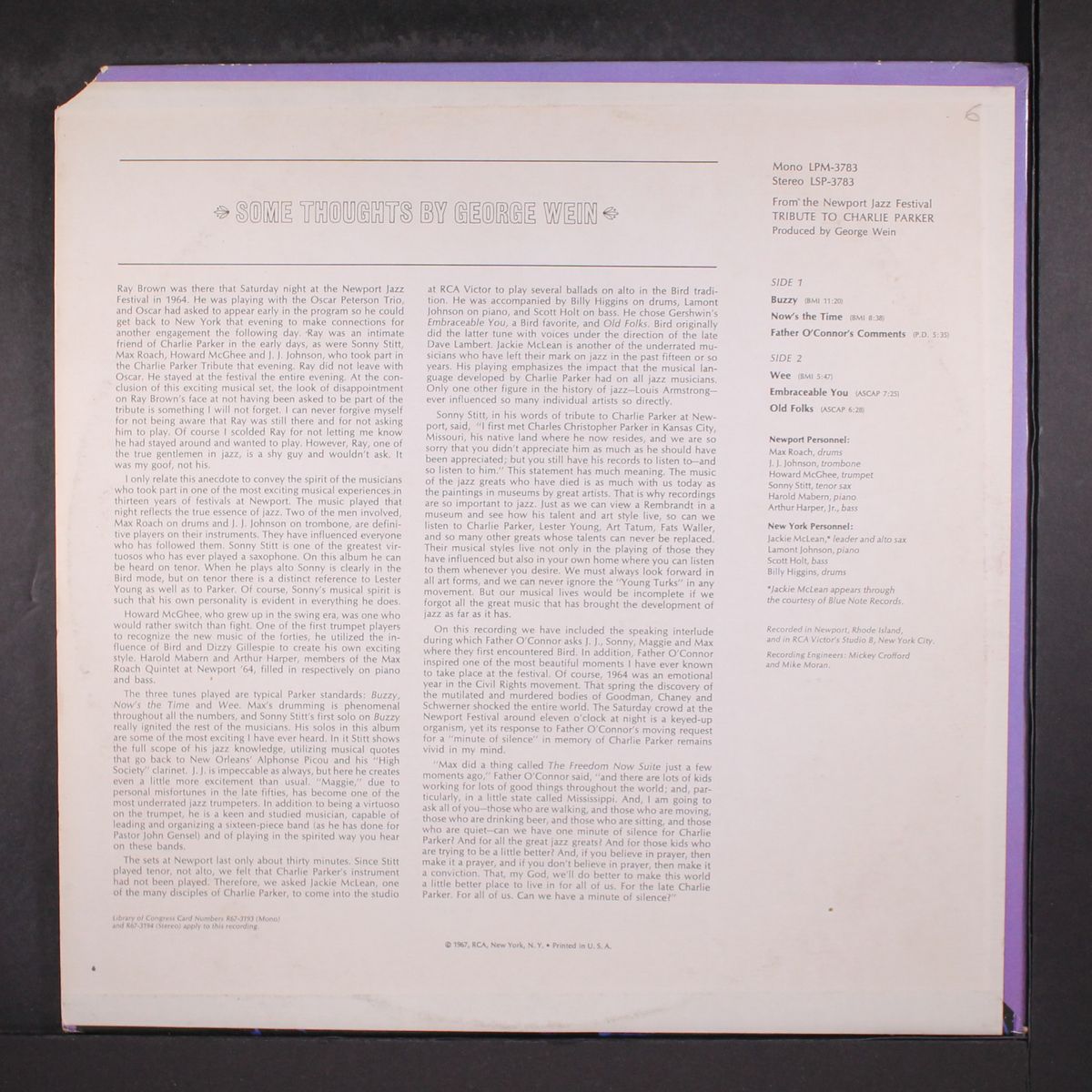 tribute to charlie parker by VARIOUS