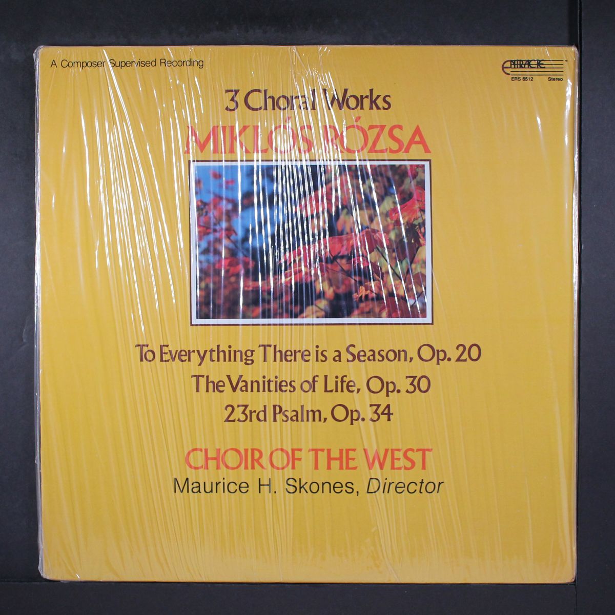 rozsa: 3 choral works by CHOIR OF THE WEST