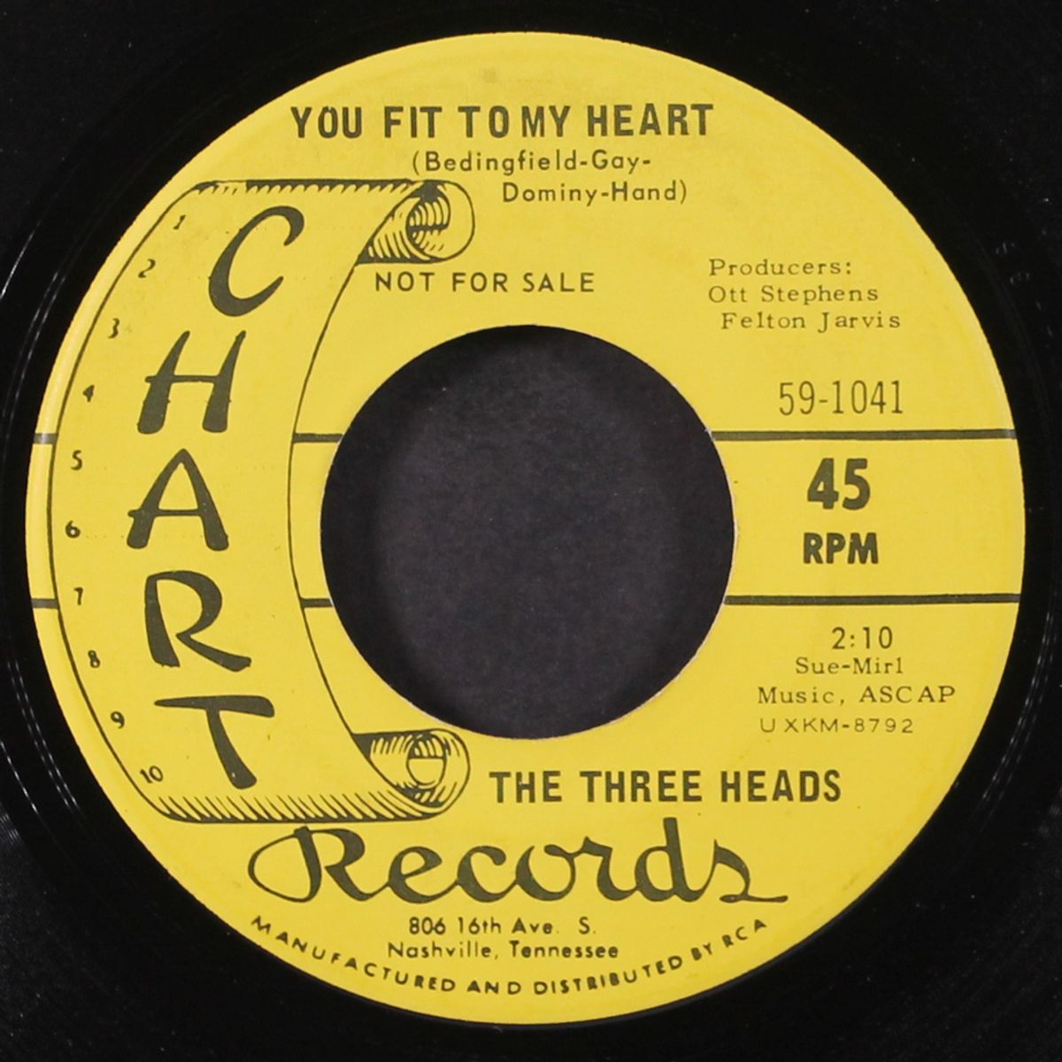 you fit to my heart / don't walk on my feet by THREE HEADS