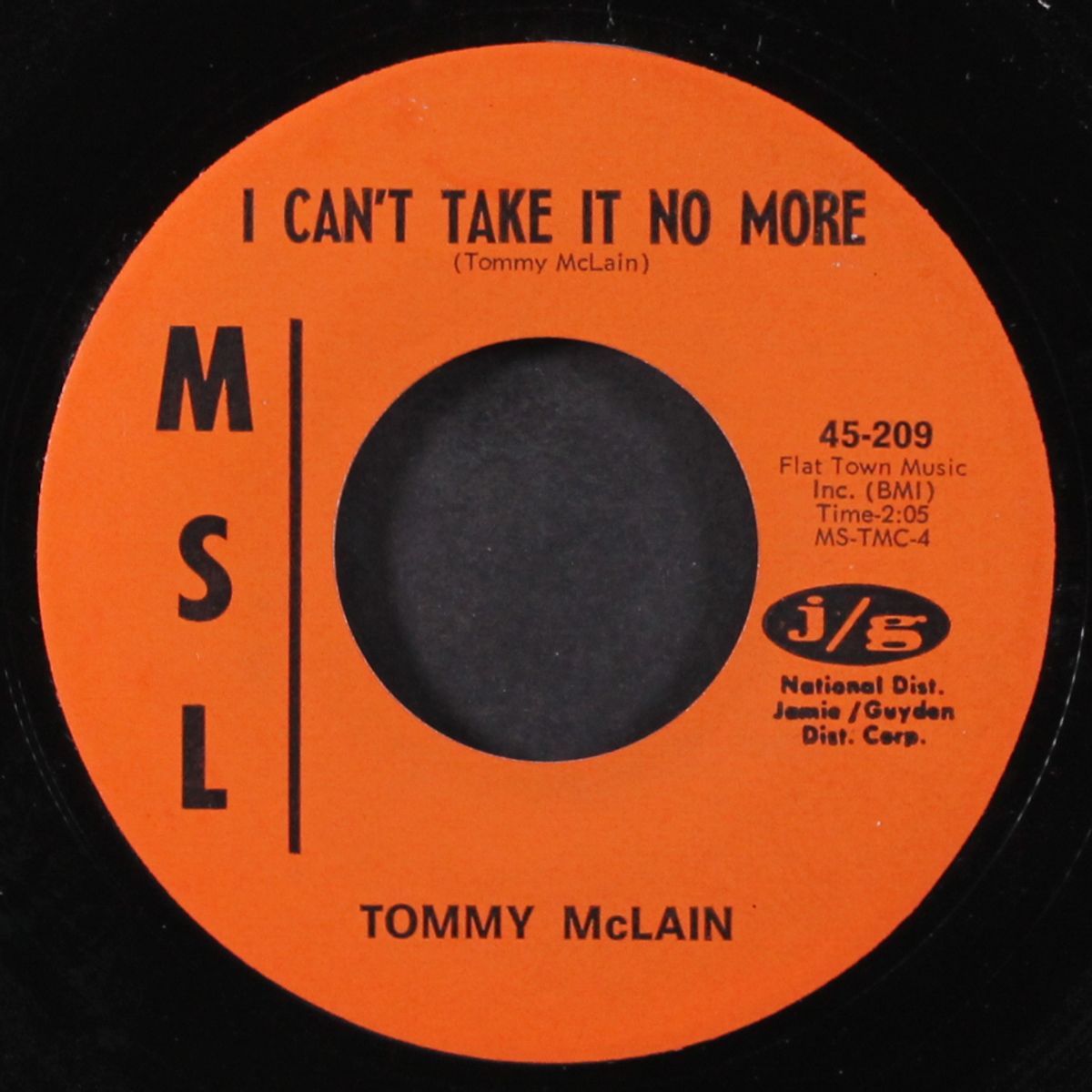 think it over / i can't take it no more by TOMMY MCLAIN