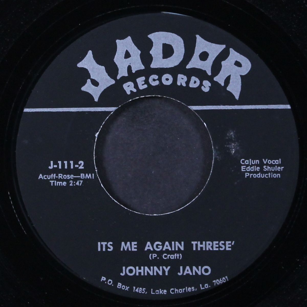 cajun power / its me again threse' by JOHNNY JANO
