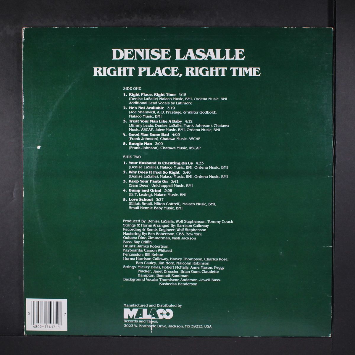 right place, right time by DENISE LA SALLE
