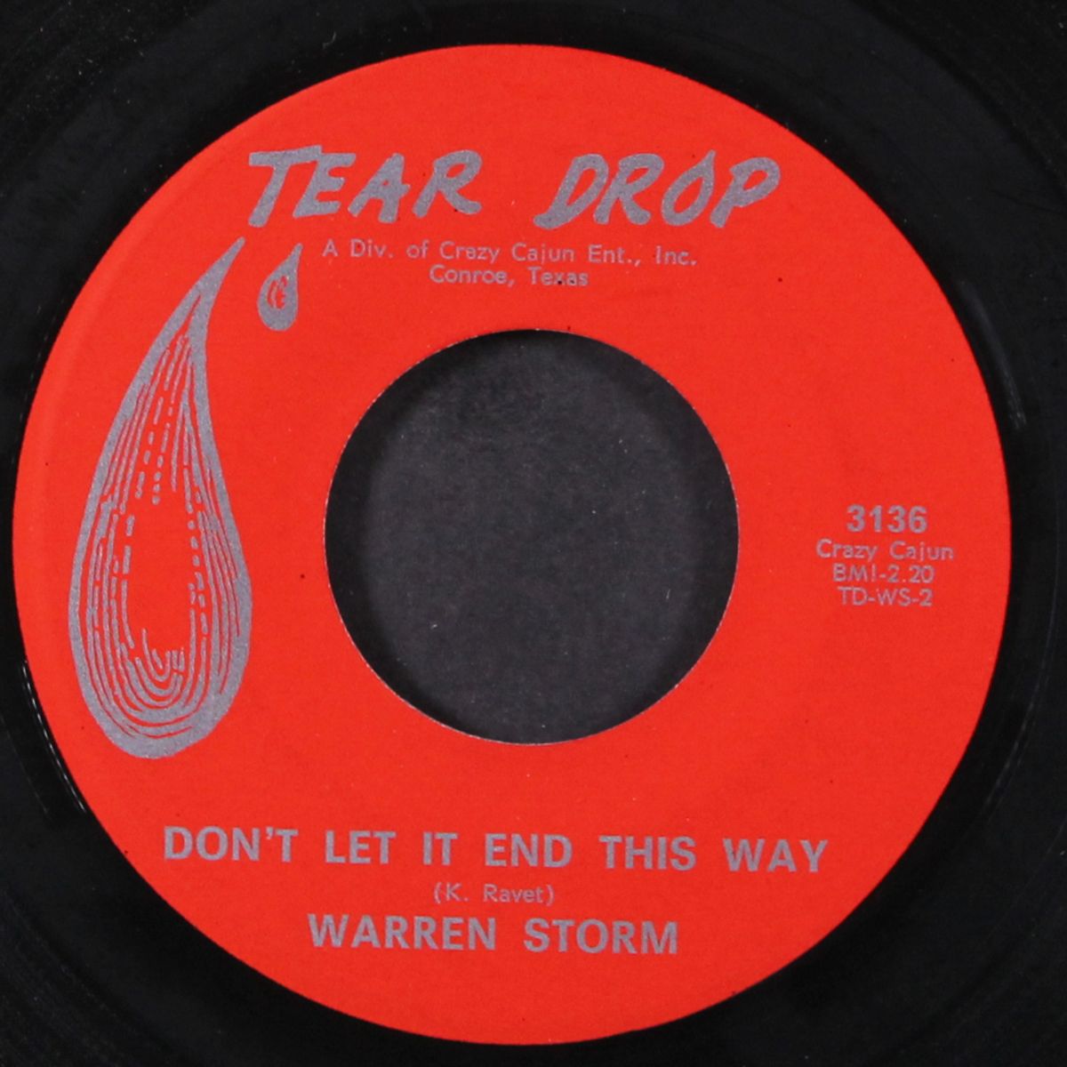 tennessee waltz / don't let it end this way by WARREN STORM