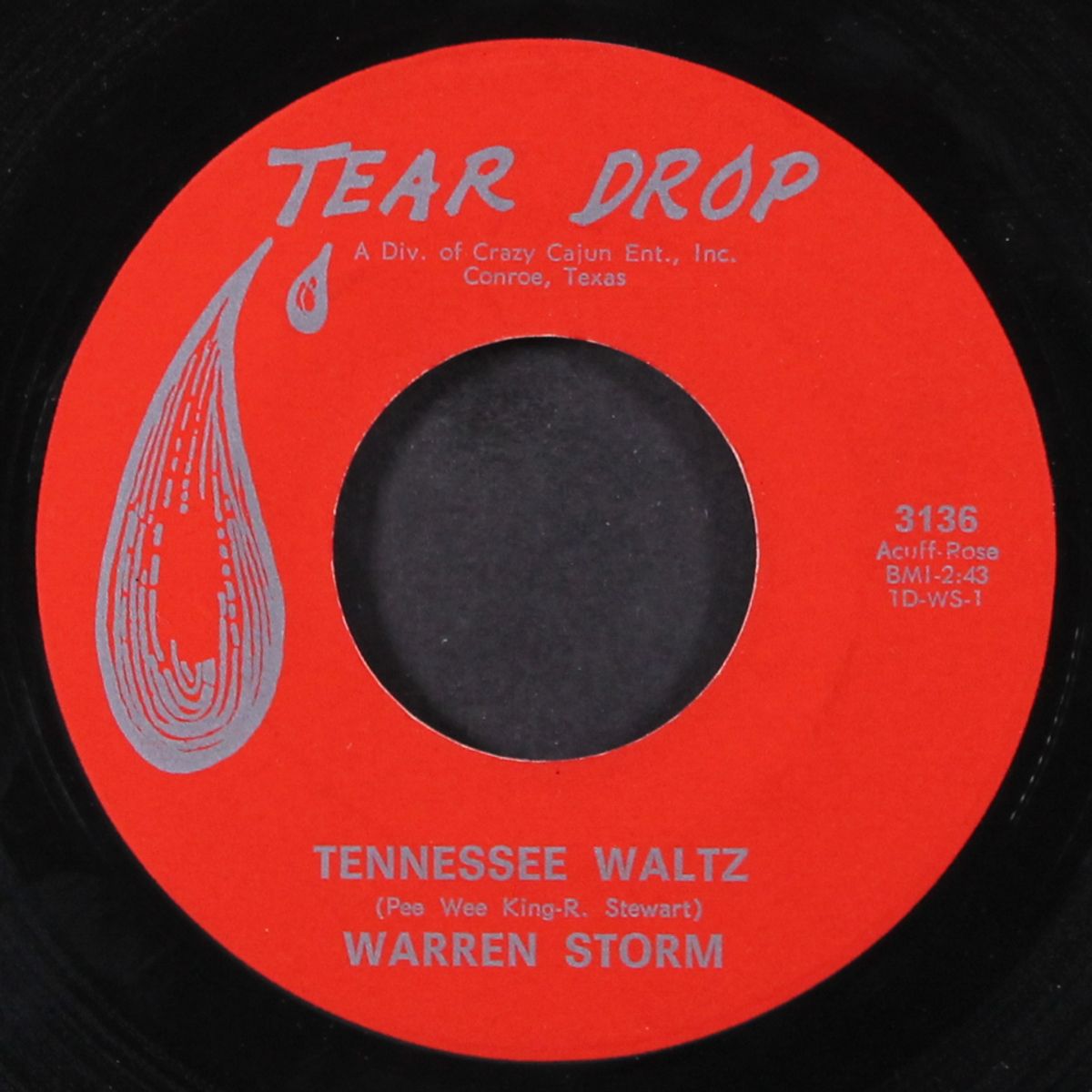 tennessee waltz / don't let it end this way by WARREN STORM
