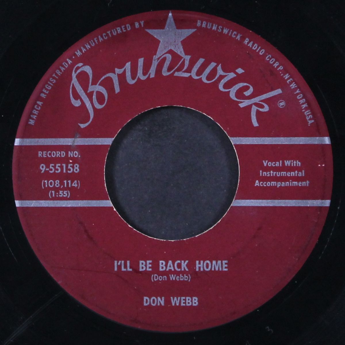 little ditty baby / i'll be back home by DON WEBB