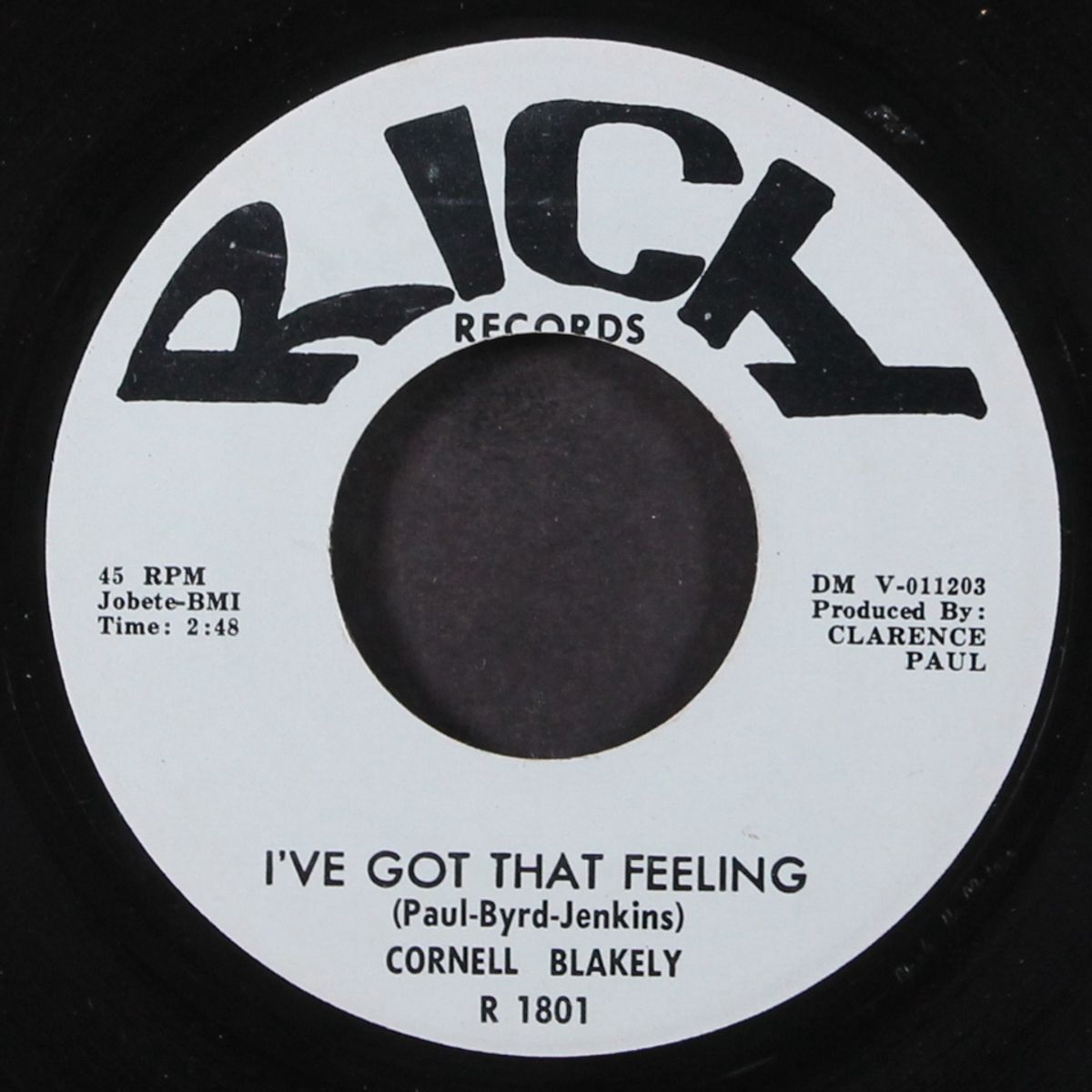 i want my share / i've got that feeling by CORNELL BLAKELY