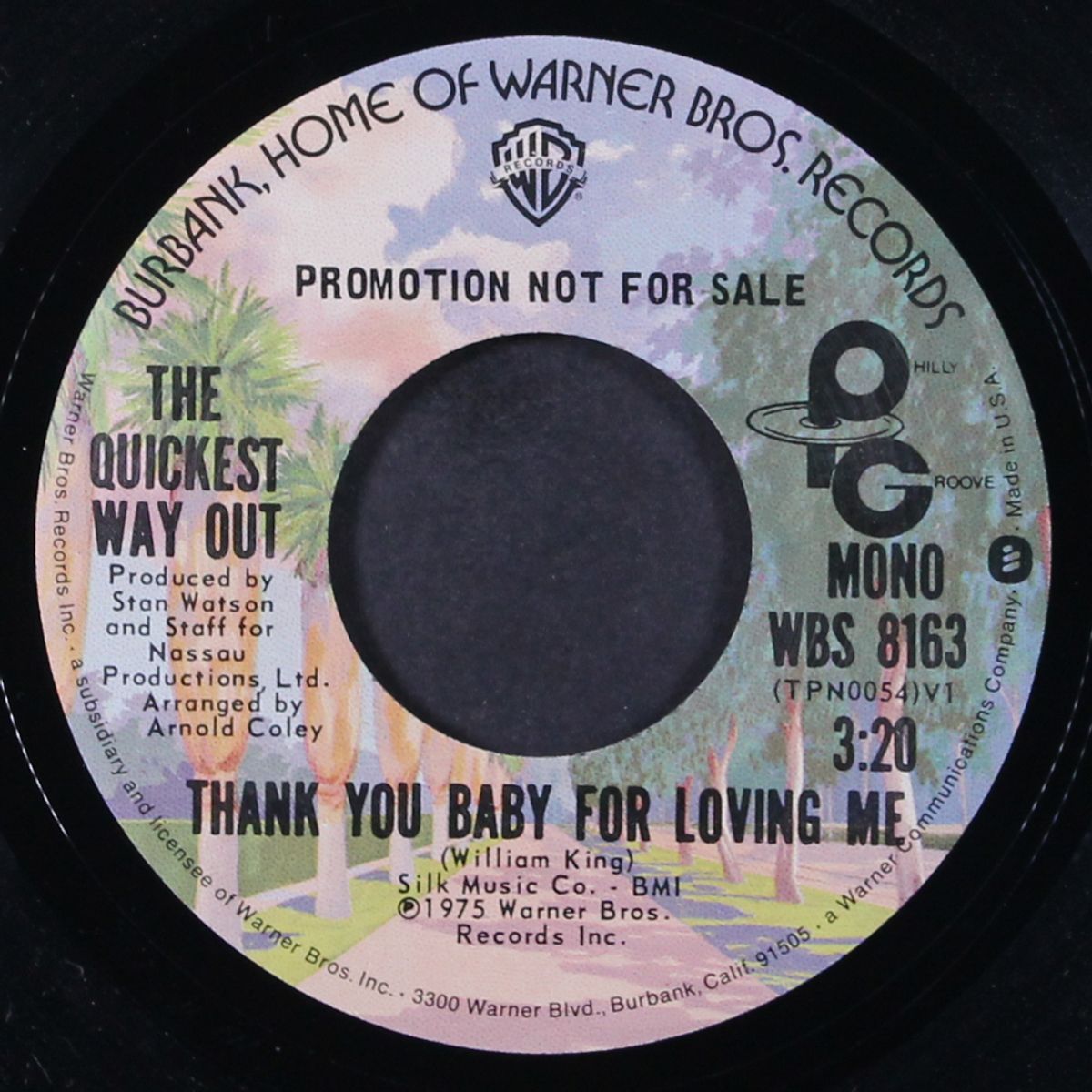 thank you baby for loving me / mono by QUICKEST WAY OUT
