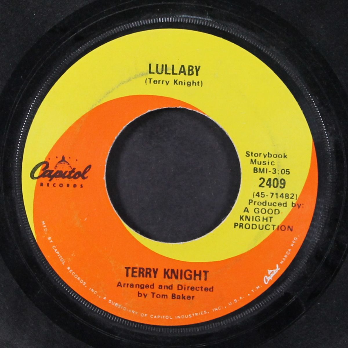 lullaby / such a lonely life by TERRY KNIGHT