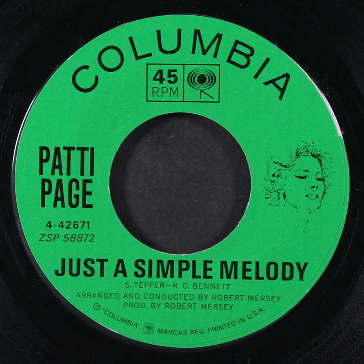 pretty boy lonely / just a simple melody by PATTI PAGE