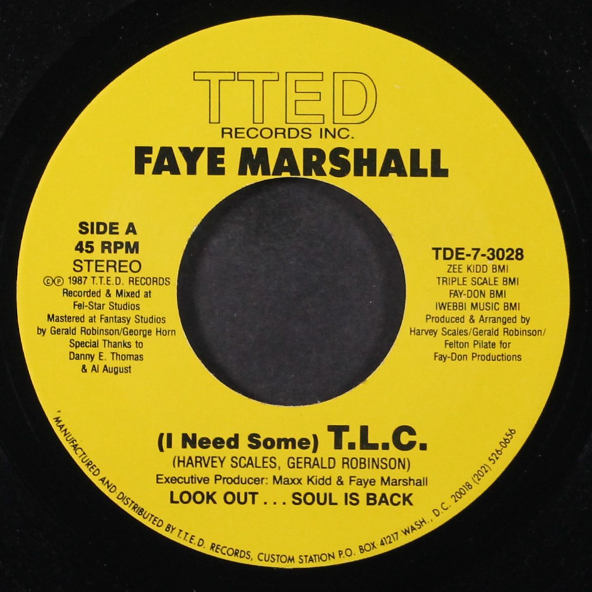 t.l.c. / broken promises by FAYE MARSHALL