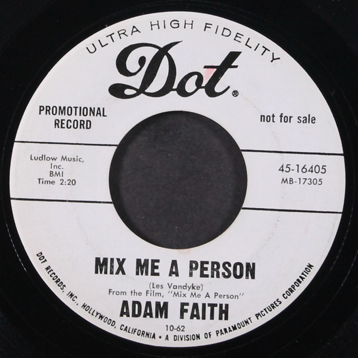 don't that beat all / mix me a person by ADAM FAITH
