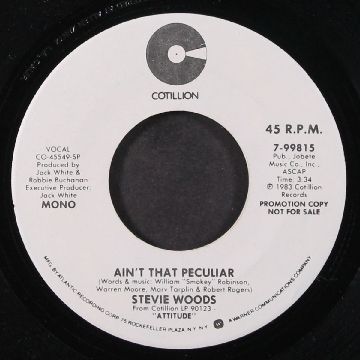 ain't that peculiar / mono by STEVIE WOODS