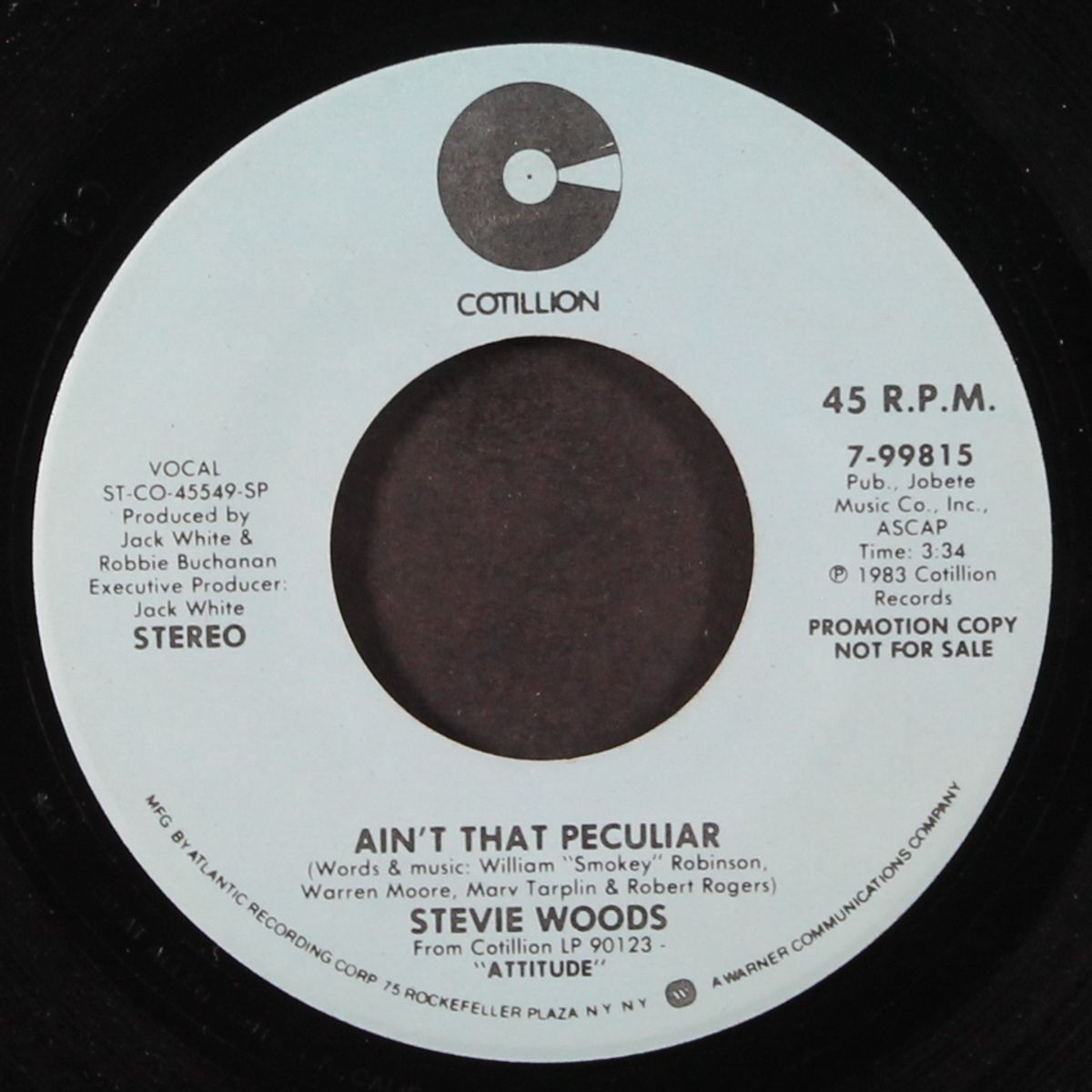 ain't that peculiar / mono by STEVIE WOODS